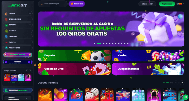 Jackbit p&aacute;gina web