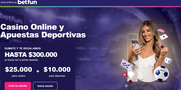 BetFun p&aacute;gina web