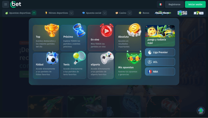 Cbet Casino p&aacute;gina web