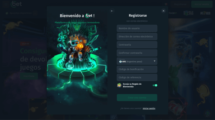 Cbet Casino p&aacute;gina web