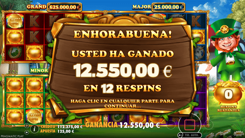 Gold Party p&aacute;gina web