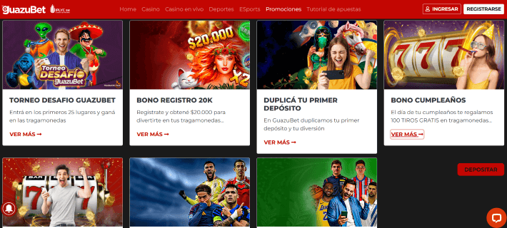 GuazuBet p&aacute;gina web