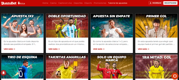 GuazuBet p&aacute;gina web