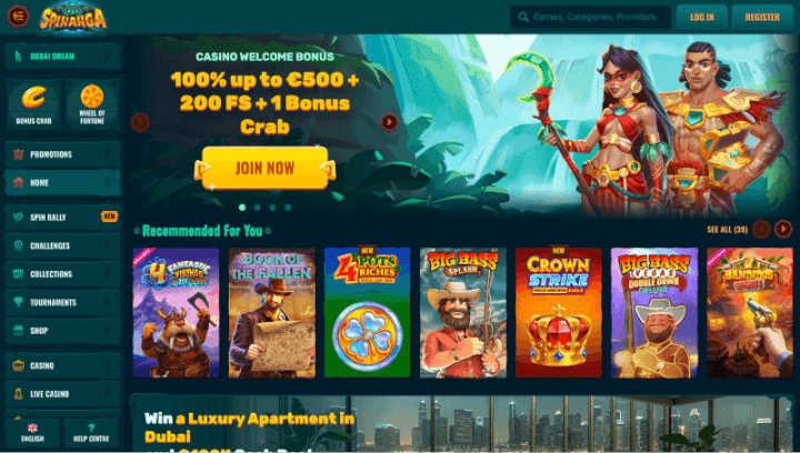 Spinanga p&aacute;gina web