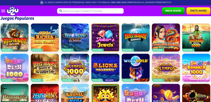 PlayUZU p&aacute;gina web