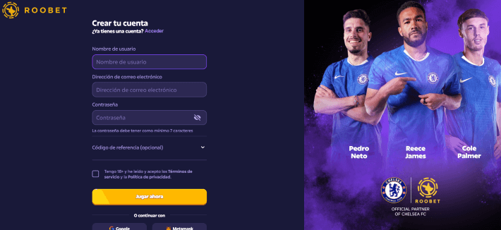 Roobet p&aacute;gina web