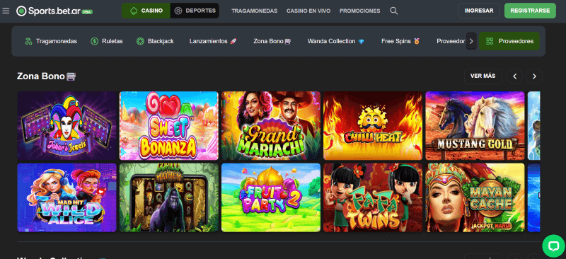 Sportsbet p&aacute;gina web