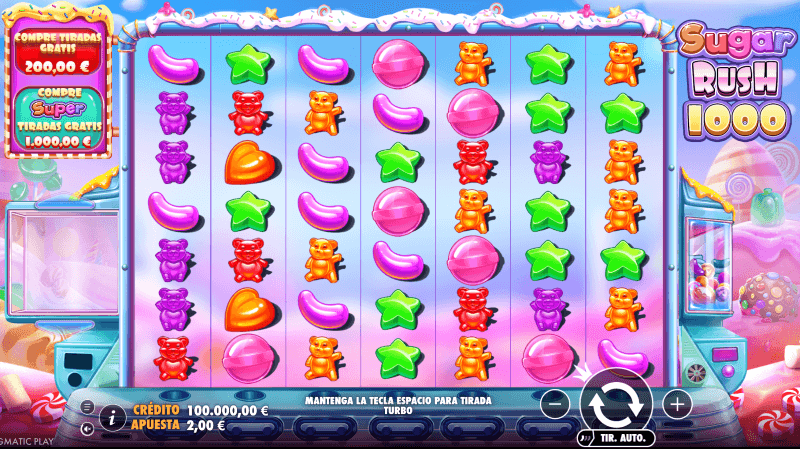 Sugar Rush 1000 p&aacute;gina web
