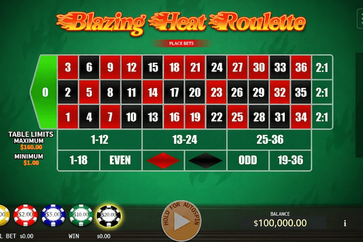 Blazing Heat Roulette