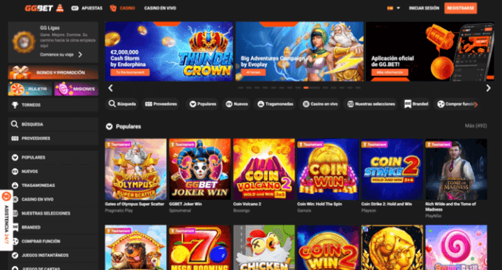 GG.bet p&aacute;gina web