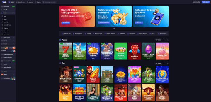 SpinAura p&aacute;gina web