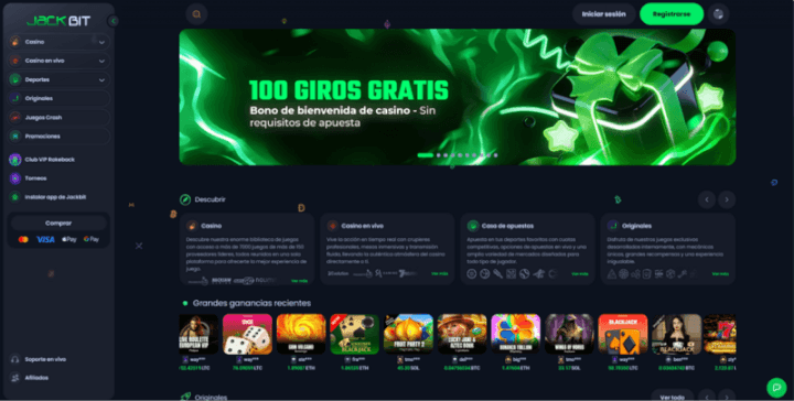 Jackbit p&aacute;gina web