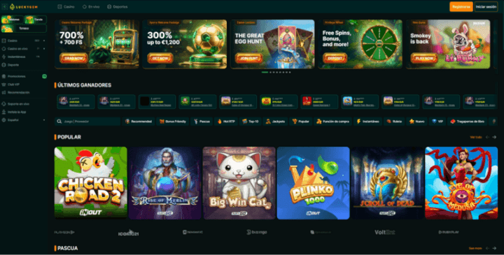 LuckyGem p&aacute;gina web