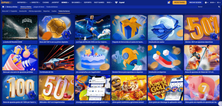 SapphireBet página web