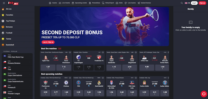 Página web de 1redbet