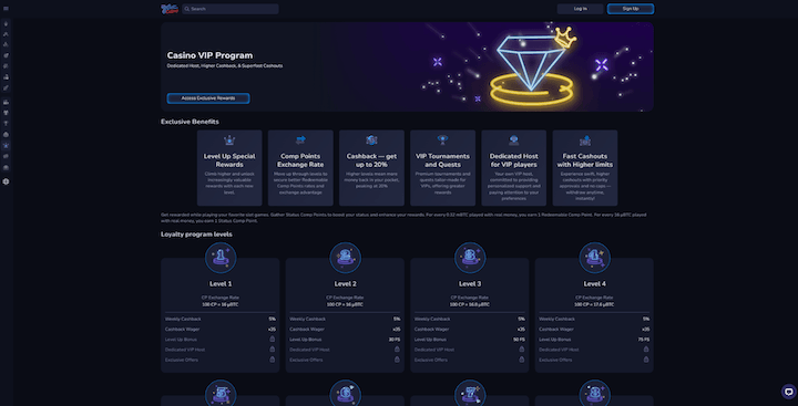 P&aacute;gina web de 7Bit Casino