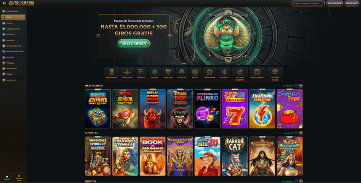Página web de Talismania