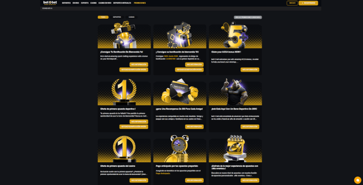 Página web de betObet
