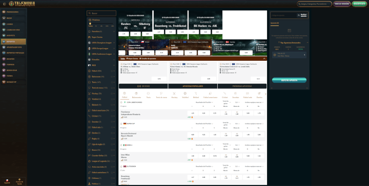 Página web de Talismania