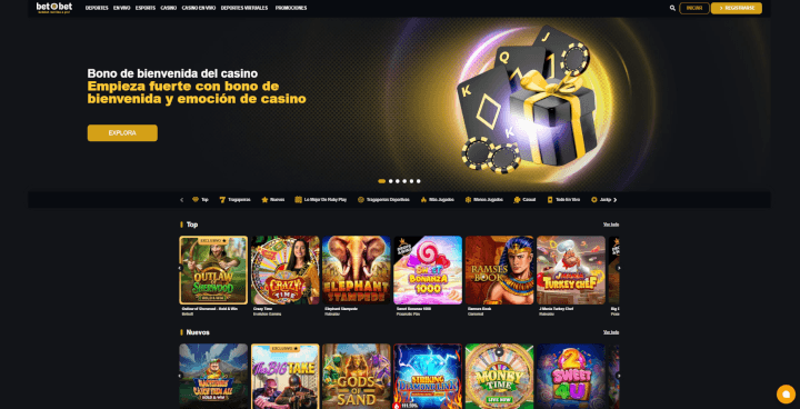 Página web de betObet
