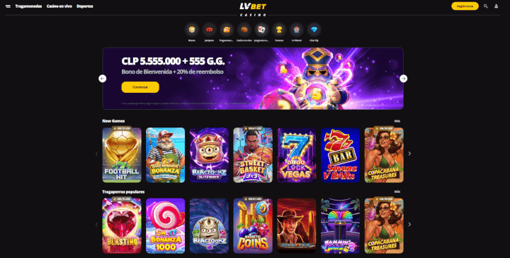 Página web de LV Bet