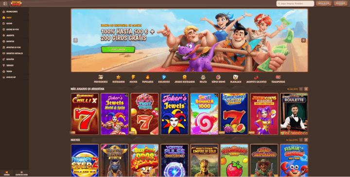 Sitio web de Stone Vegas