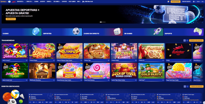 SapphireBet sitio web