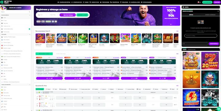 Sitio web de Granawin