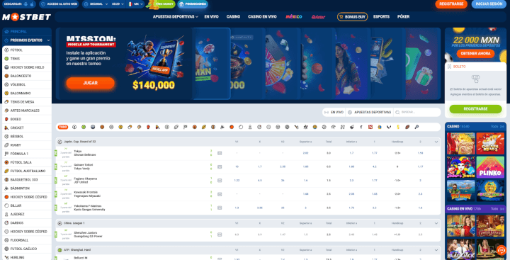 Mostbet sitio web