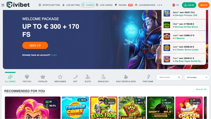 Ivibet página web