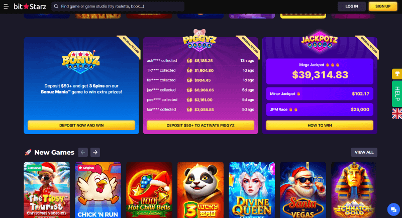 BitStarz p&aacute;gina web