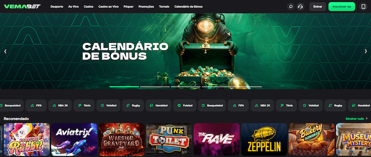 Página web de Vemabet