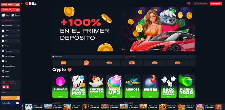 Página web de Bitz