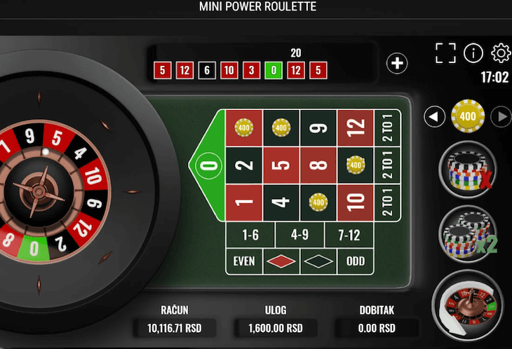 Mini Power Roulette