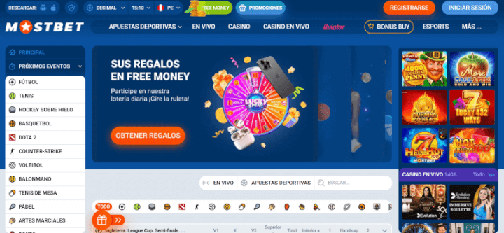 Mostbet página web